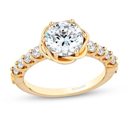 Enchanted Star Belle 2.50 CT. T.W. Certified Lab-Grown Diamond Rose Engagement Ring in 14K Gold (F/VS2)