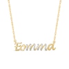 Thumbnail Image 1 of 0.04 CT. T.W. Diamond Korean "Eomma" Necklace in 10K Gold