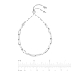 Thumbnail Image 2 of 3.8mm Paper Clip-Style Chain-Link Bolo Bracelet in Hollow Sterling Silver - 9.25"