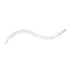 8.7mm Oval Link Chain Bracelet in Hollow Sterling Silver - 9"