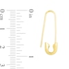 Thumbnail Image 3 of Safety Pin Drop Earrings in 14K Gold