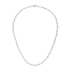 Thumbnail Image 2 of 4.2mm Paper Clip Chain Necklace in Hollow 14K White Gold - 18"