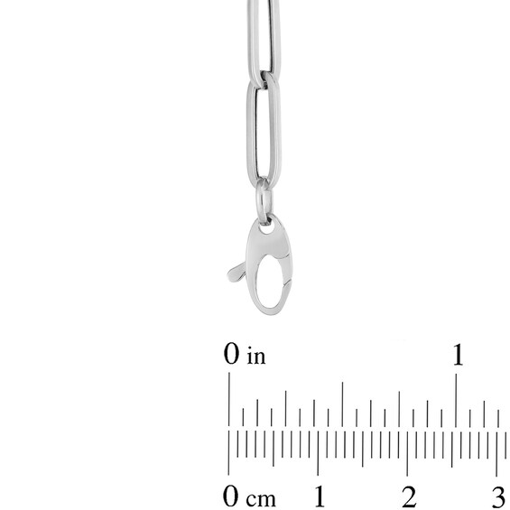 4.2mm Paper Clip Chain Necklace in Hollow 14K Gold