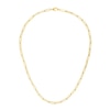 Thumbnail Image 2 of 4.2mm Paper Clip Chain Necklace in Hollow 14K Gold - 18"