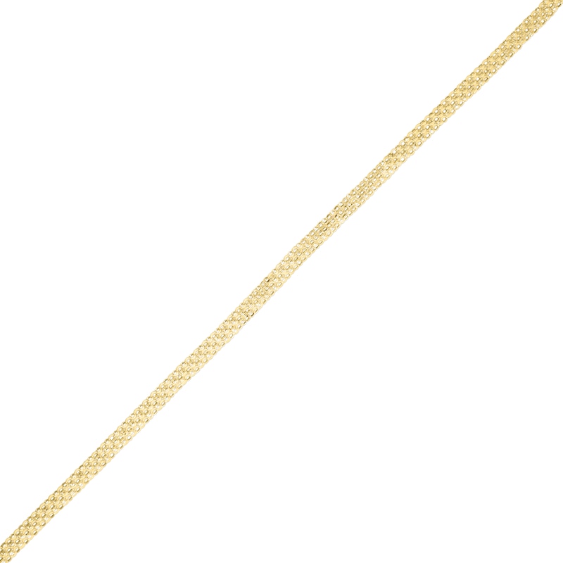 Main Image 2 of 3.5mm Bismark Chain Bracelet in Hollow 14K Gold - 7.25"