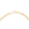 Thumbnail Image 3 of 3.4mm Curb Chain with Heart Bracelet in Hollow 14K Gold
