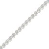 Thumbnail Image 1 of 0.23 CT. T.W. Diamond "S" Link Bracelet in Sterling Silver - 7.25”