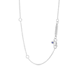 Thumbnail Image 3 of Vera Wang Love Collection Bow Necklace in Sterling Silver