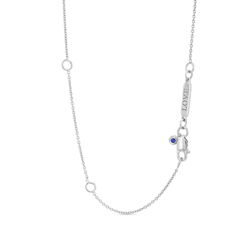 Main Image 3 of Vera Wang Love Collection Bow Necklace in Sterling Silver