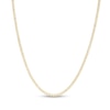 Thumbnail Image 1 of 3.14mm Diamond-Cut Ice Chain Necklace in Solid 14K Two-Tone Gold - 22”