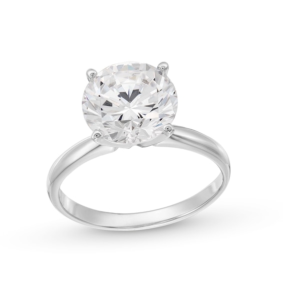 4.00 CT. Certified Lab-Created Diamond Solitaire Engagement Ring in 14K White Gold (F/VS2)