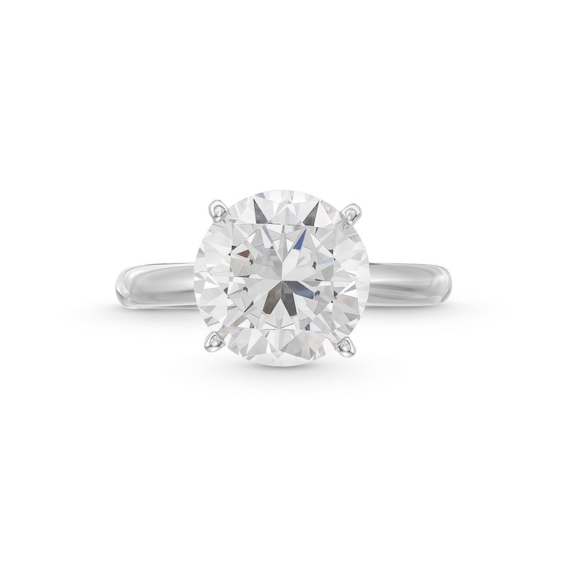 Main Image 4 of 4.00 CT. Certified Lab-Grown Diamond Solitaire Engagement Ring in 14K White Gold (F/VS2)
