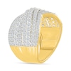 Thumbnail Image 3 of 1.95 CT. T.W. Diamond Multi-Row Crossover Ring in 10K Gold