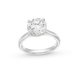 3.06 CT. T.W. Certified Lab-Grown Diamond Solitaire Engagement Ring in 14K White Gold (F/VS2)