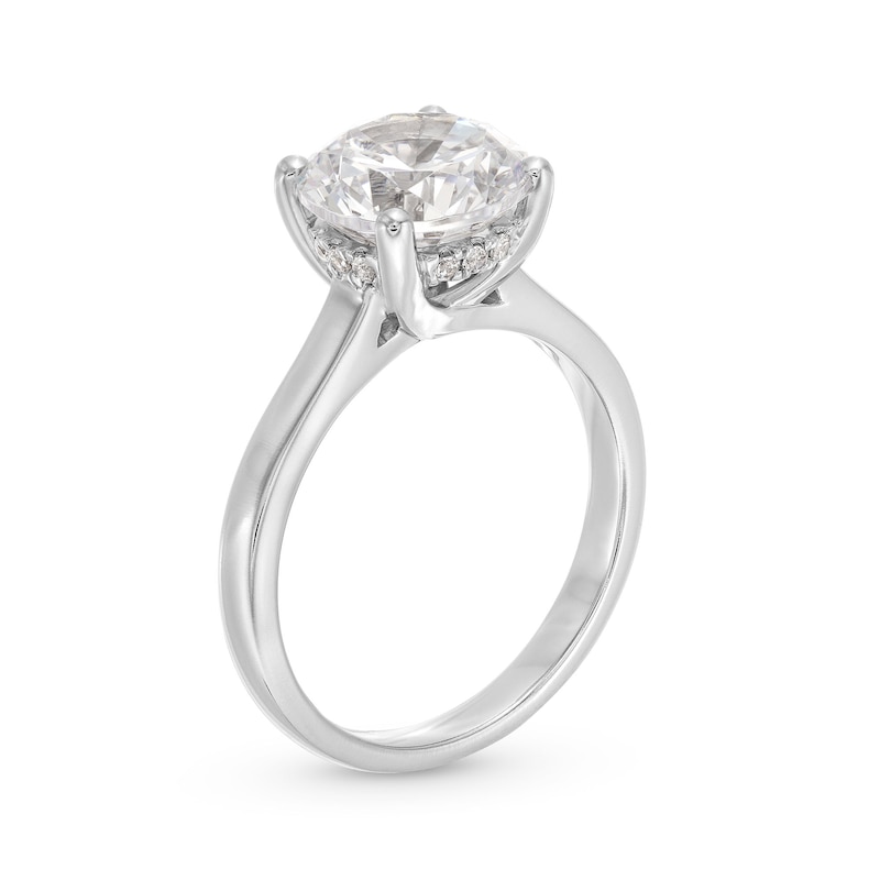 Main Image 3 of 3.06 CT. T.W. Certified Lab-Grown Diamond Solitaire Engagement Ring in 14K White Gold (F/VS2)