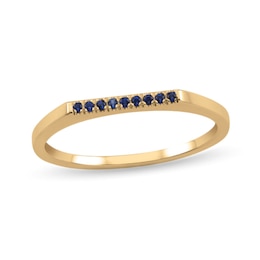 Gemstone Single Row Band (1 Stone)