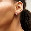 Thumbnail Image 2 of 2.00 CT. T.W. Certified Lab-Grown Diamond Solitaire Stud Earrings in 14K White Gold (F/SI2)
