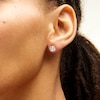 Thumbnail Image 2 of 2.00 CT. T.W. Certified Lab-Grown Diamond Solitaire Stud Earrings in 14K Gold (F/SI2)