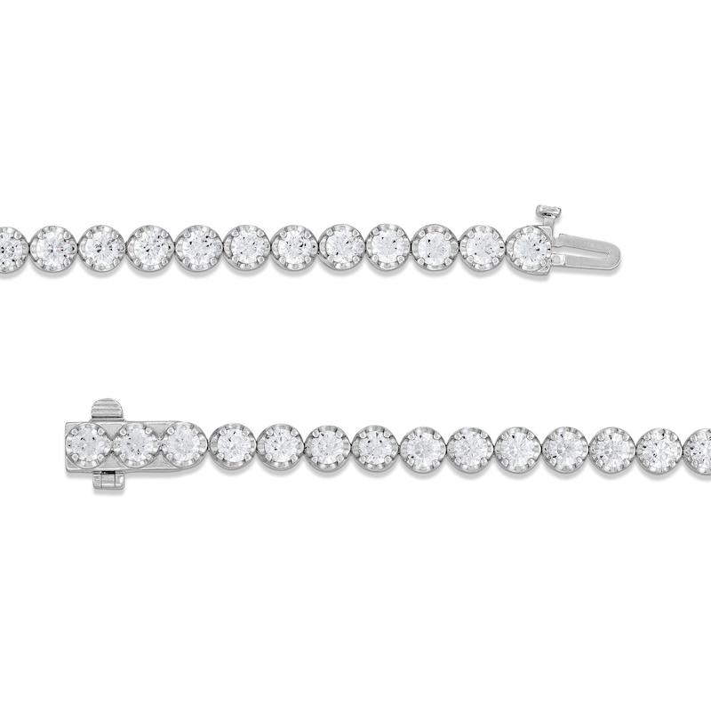 Main Image 3 of 5.00 CT. T.W. Certified Lab-Grown Diamond Tennis Bracelet in 10K White Gold (F/SI2) - 7.25"