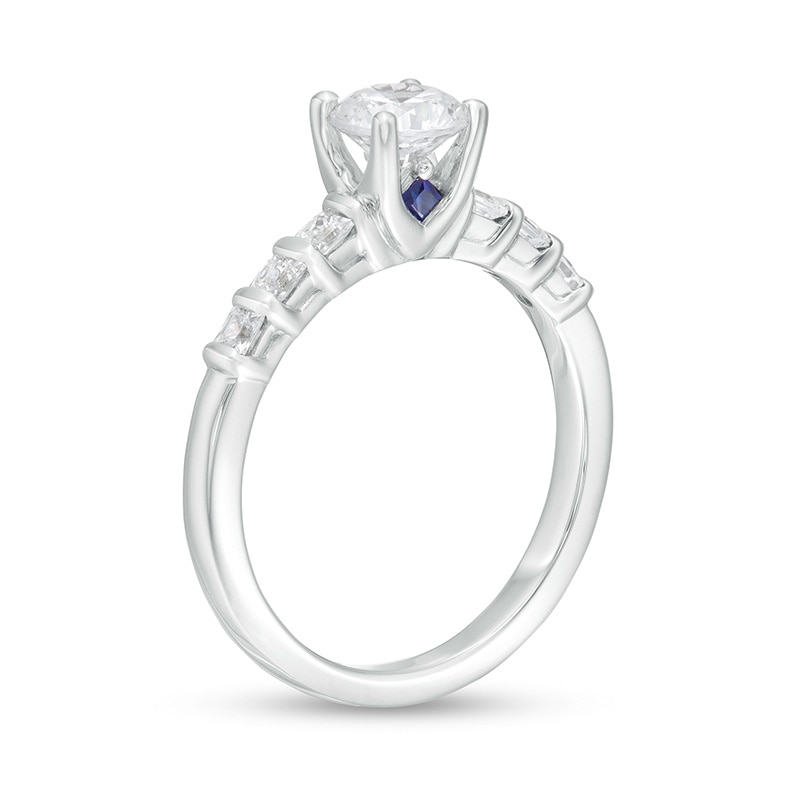 Previously Owned - Vera Wang Love Collection 0.95 CT. T.W. Diamond Engagement Ring in 14K White Gold