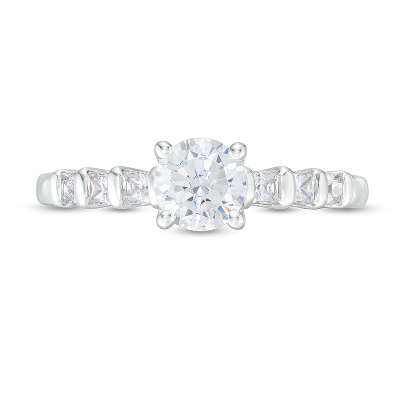 Previously Owned - Vera Wang Love Collection 0.95 CT. T.W. Diamond Engagement Ring in 14K White Gold