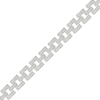 Thumbnail Image 1 of 0.23 CT. T.W. Diamond Rectangle Link Bracelet in Sterling Silver - 7.25”