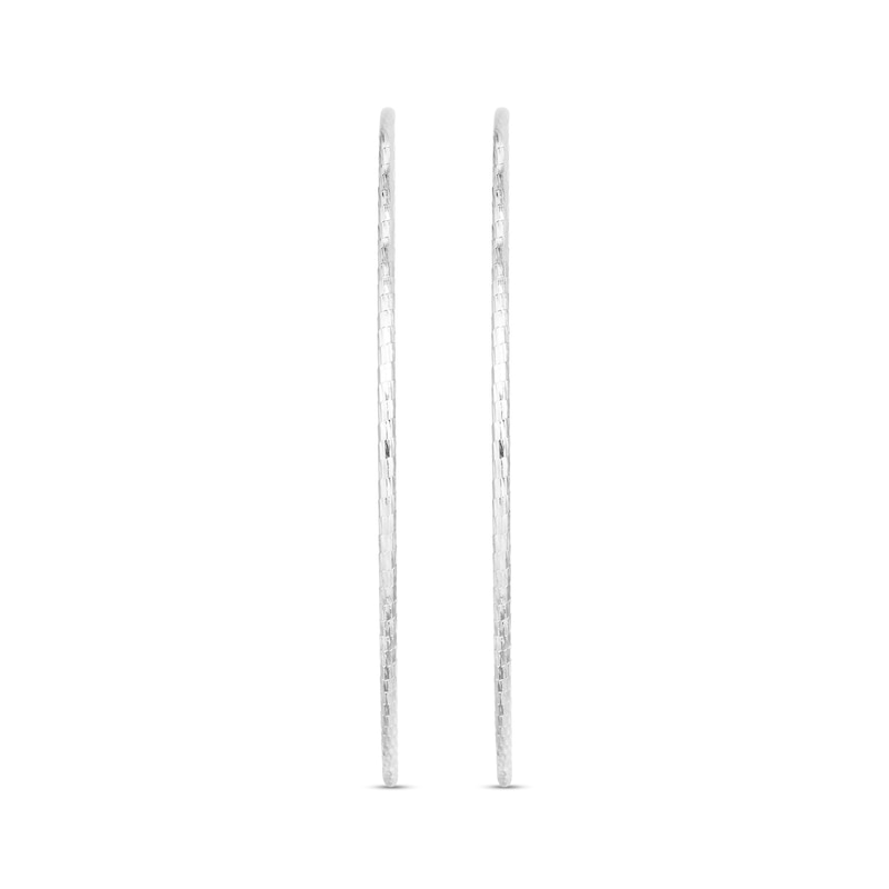 Main Image 2 of 60.0mm Endless Hoop Earrings in Sterling Silver