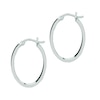 Thumbnail Image 2 of 14.0mm Tube Hoop Earrings in Hollow Sterling Silver