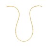 3.2mm Diamond-Cut Braided Herringbone Chain Necklace in 14K Gold - 18"