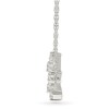 Thumbnail Image 3 of 0.085 CT. T.W. Diamond Gemini Constellation Necklace in Sterling Silver