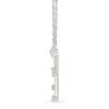 Thumbnail Image 3 of 0.085 CT. T.W. Diamond Pisces Constellation Necklace in Sterling Silver