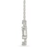 Thumbnail Image 3 of 0.18 CT. T.W. Diamond Scorpio Constellation Necklace in Sterling Silver