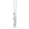 Thumbnail Image 3 of 0.085 CT. T.W. Diamond Cancer Constellation Necklace in Sterling Silver