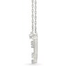 Thumbnail Image 3 of 0.115 CT. T.W. Diamond Capricorn Constellation Necklace in Sterling Silver