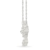 Thumbnail Image 3 of 0.085 CT. T.W. Diamond Leo Constellation Necklace in Sterling Silver