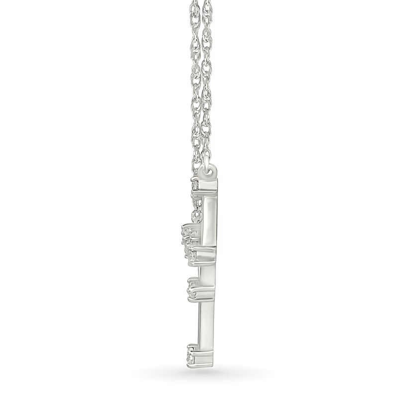 0.085 CT. T.W. Diamond Virgo Constellation Necklace in Sterling Silver