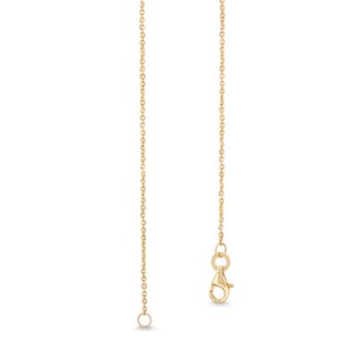 Reaura Oval Link Station Chain Necklace in Repurposed 14K Gold