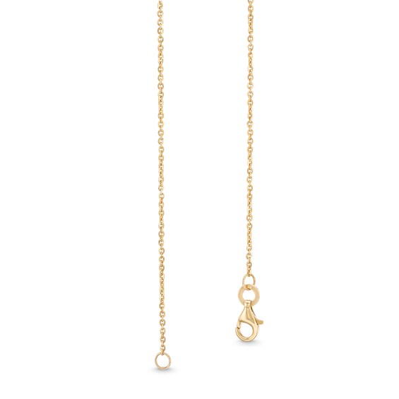 Reaura Oval Link Station Chain Necklace in Repurposed 14K Gold