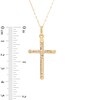 Thumbnail Image 3 of Reaura Rope-Textured Twist Cross Pendant in Repurposed 10K Gold