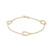 Thumbnail Image 1 of Reaura Oval Link Station Chain Bracelet in Repurposed 14K Gold - 7.5"