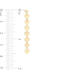 Thumbnail Image 3 of Reaura Linear Heart Drop Earrings in Repurposed 14K Gold