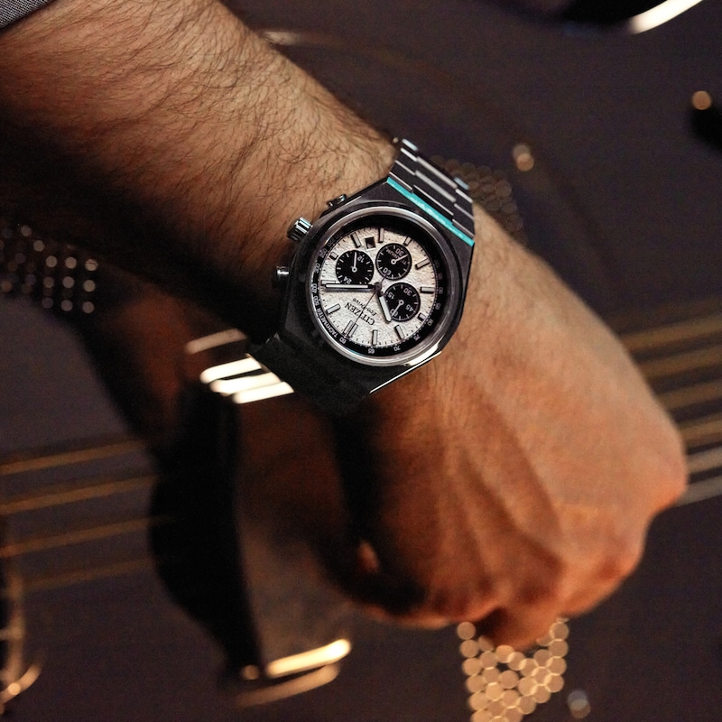 Main Image 3 of Men’s Citizen Eco-Drive® Zenshin Chrono Super Titanium™ Watch with White Dial (Model: CA4610-85A)