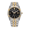 Thumbnail Image 1 of Men's Citizen Eco-Drive® 0.085 CT. T.W. Diamond Corso Two-Tone IP Watch with Black Dial (Model: BM7644-51E)