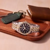 Thumbnail Image 4 of Men's Citizen Eco-Drive® 0.085 CT. T.W. Diamond Corso Two-Tone IP Watch with Black Dial (Model: BM7644-51E)