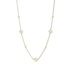 Thumbnail Image 1 of Reaura Clover Cutout Station Necklace in Repurposed 10K Gold
