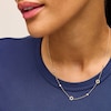 Thumbnail Image 2 of Reaura Clover Cutout Station Necklace in Repurposed 10K Gold
