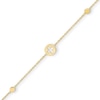 Thumbnail Image 1 of Reaura Clover Cutout Station Bracelet in Repurposed 10K Gold - 7.5"