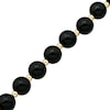Thumbnail Image 2 of 8.0mm Onyx Bead Strand Bracelet in 14K Gold - 7.5"