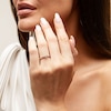 Thumbnail Image 2 of 0.20 CT. Certified Lab-Grown Diamond Solitaire Promise Ring in 10K White Gold (F/SI2)