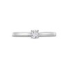 Thumbnail Image 4 of 0.20 CT. Certified Lab-Grown Diamond Solitaire Promise Ring in 10K White Gold (F/SI2)